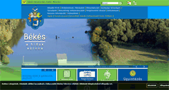 Desktop Screenshot of bekesvaros.hu